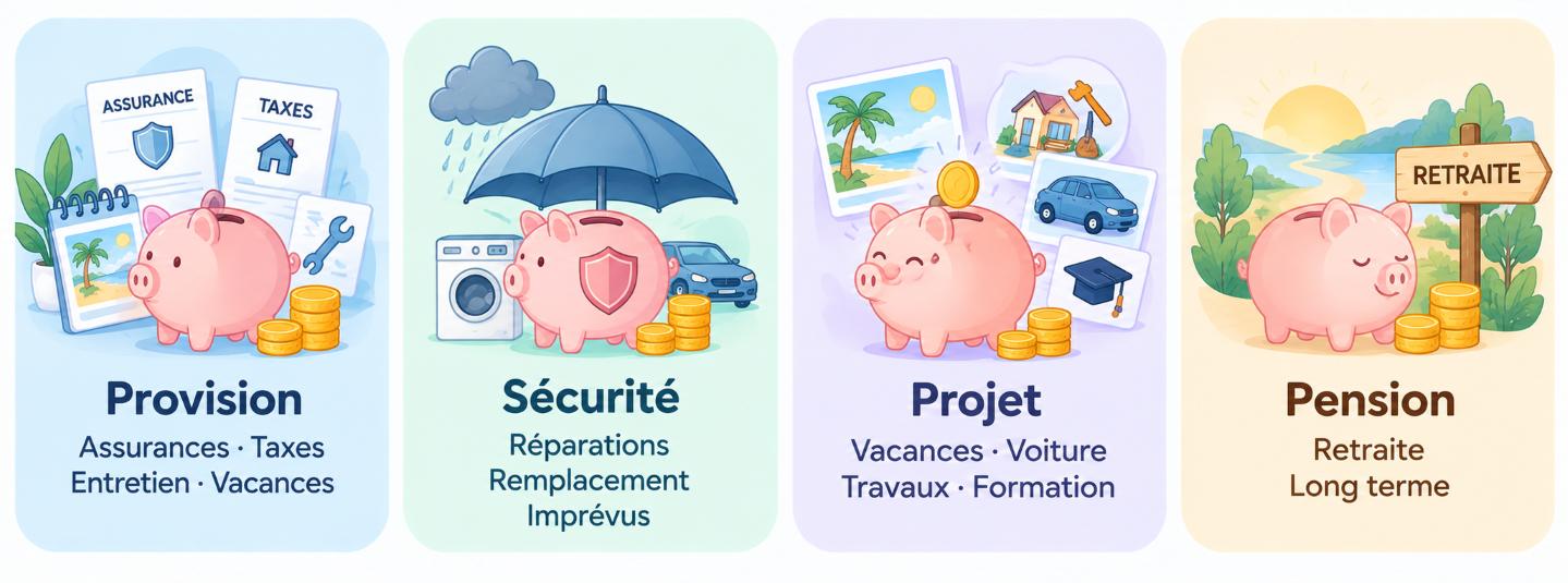 ne pas confondre les différentes formes d'épargne