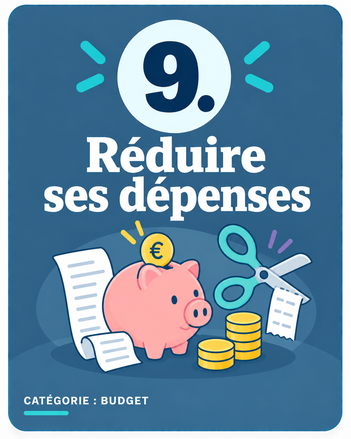 Illustration d’une réduction des dépenses du budget