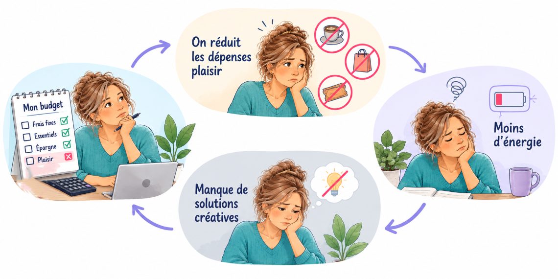 Cercle vicieux lié à la réduction des dépenses plaisir
